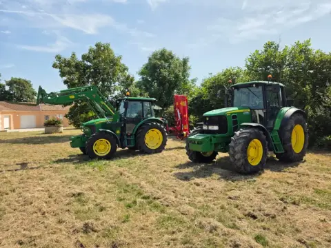John Deere 5100R reprogrammé chez Charente Reprog