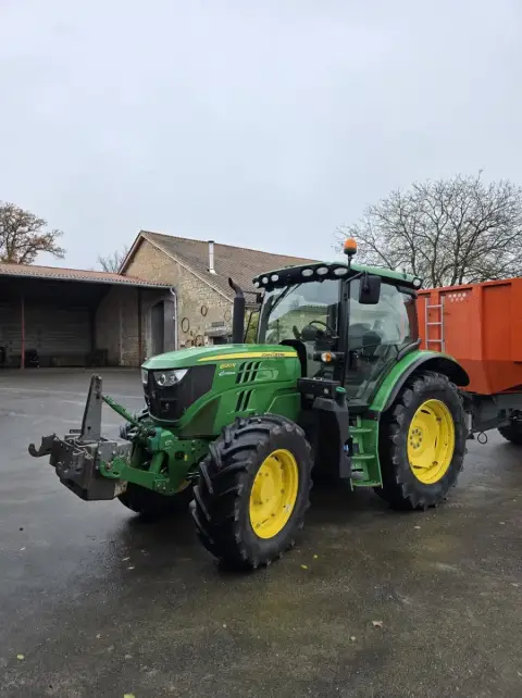 John Deere 6120R reprogrammé chez Charente Reprog